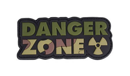 Naszywka 3D Danger Zone Woodland - 101 Inc.