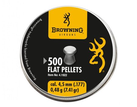 Śrut diabolo Browning Flat Pellets 4,5 mm 500 szt. 